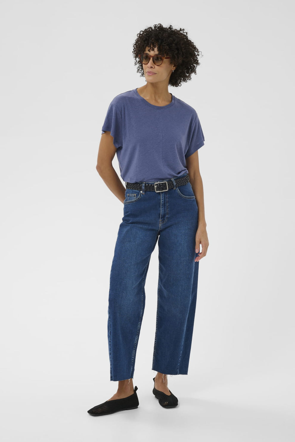 Part Two AnemonaPW TS T-shirt Blue Indigo