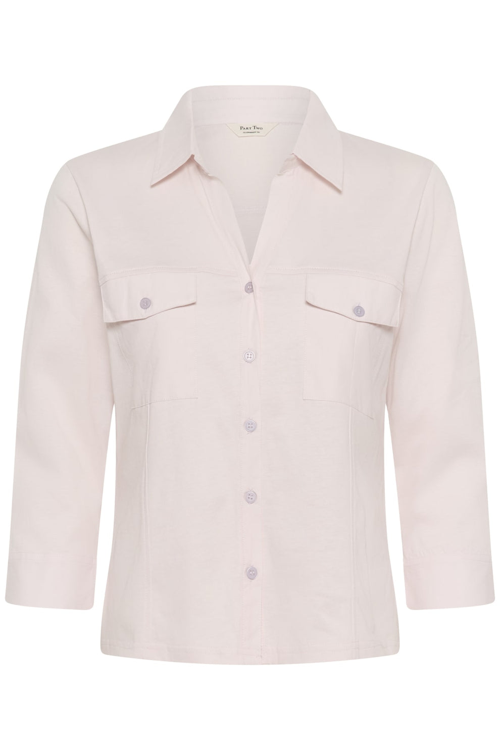 Part Two AnisePW SH Shirt Mauve Chalk