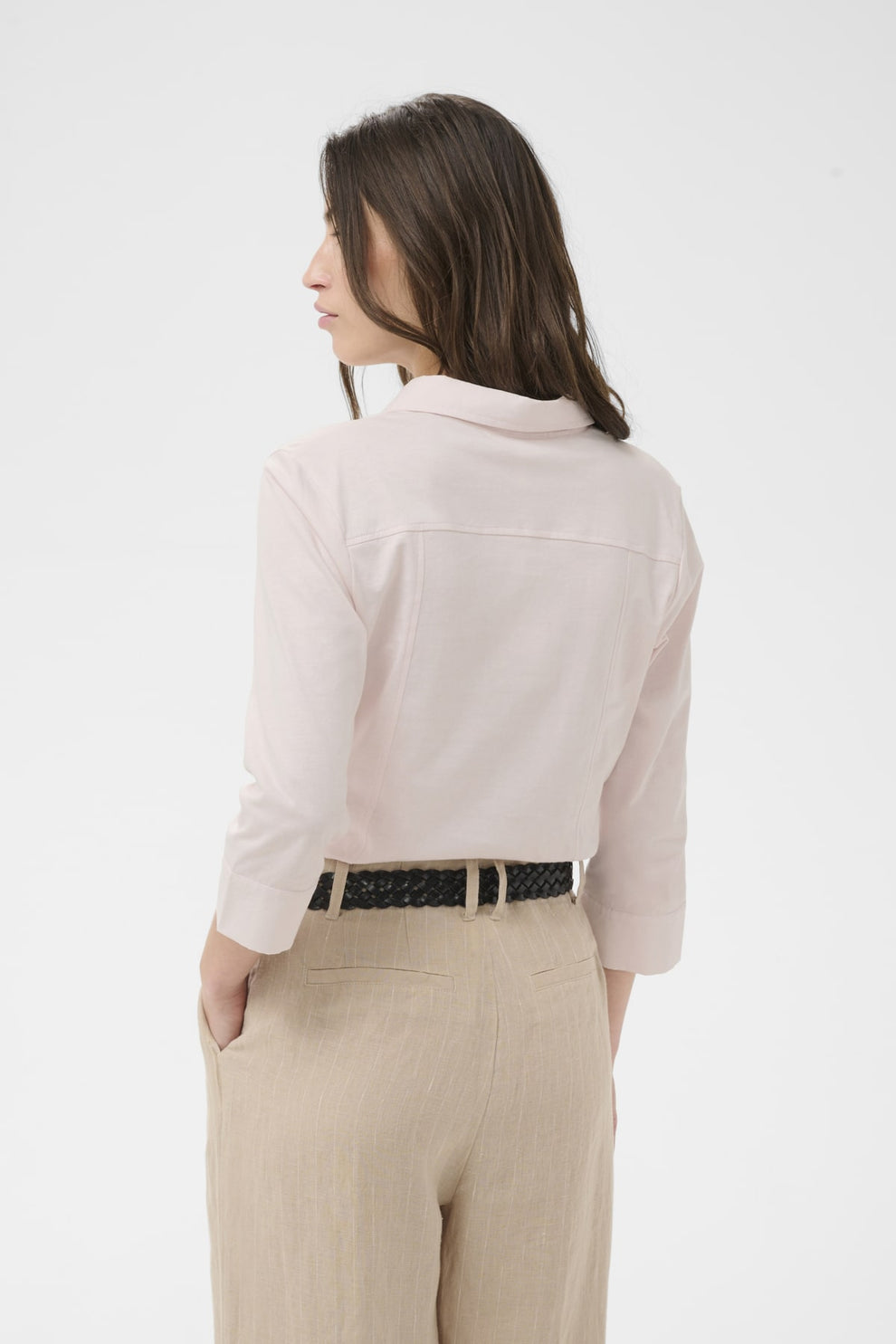 Part Two AnisePW SH Shirt Mauve Chalk