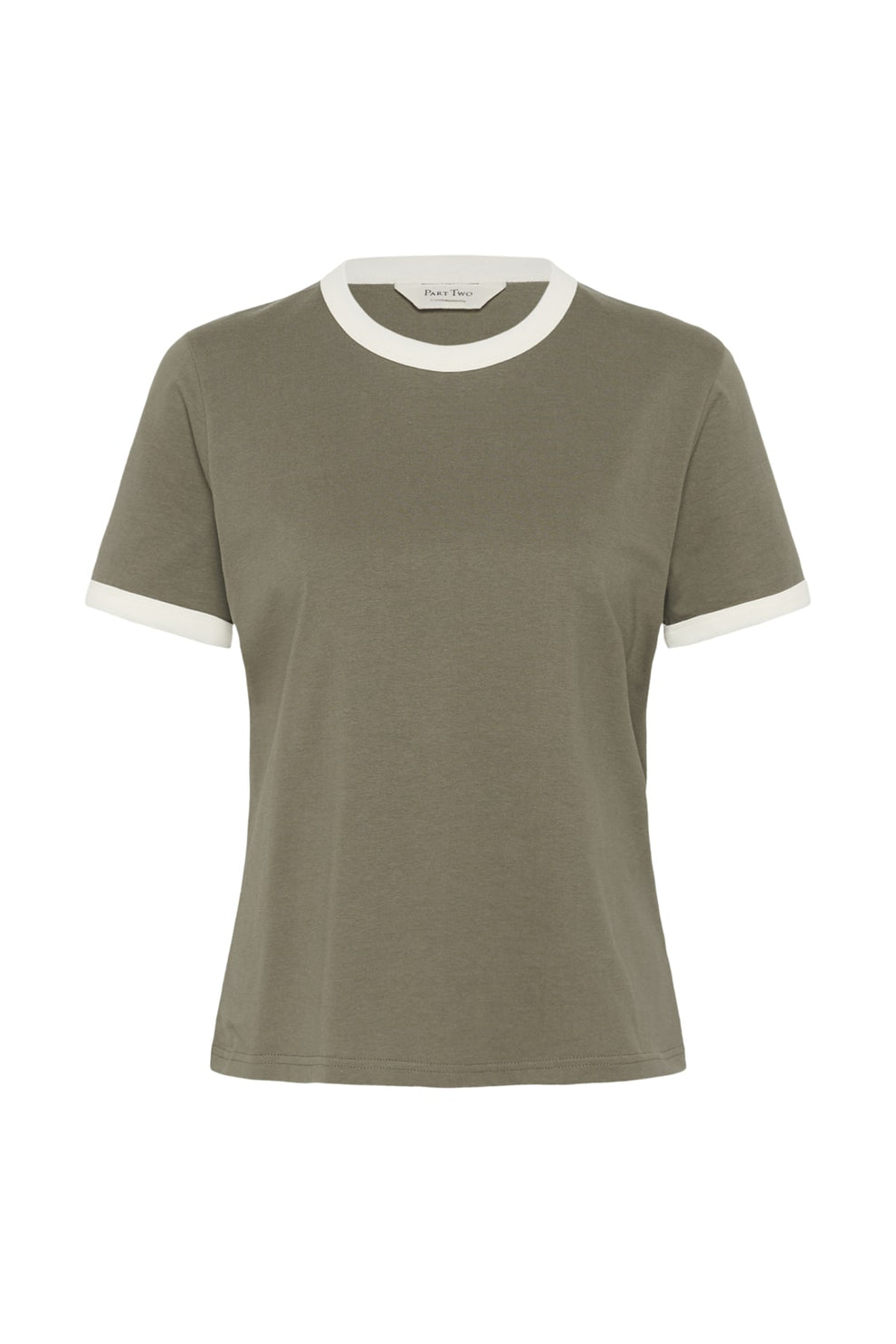 Part Two AngelitaPW TS T-shirt Smokey Olive/Whisper White