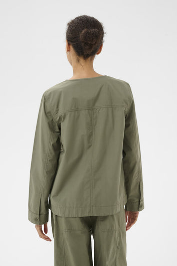 Part Two AzizaPW JA Jacket Cas Smokey Olive