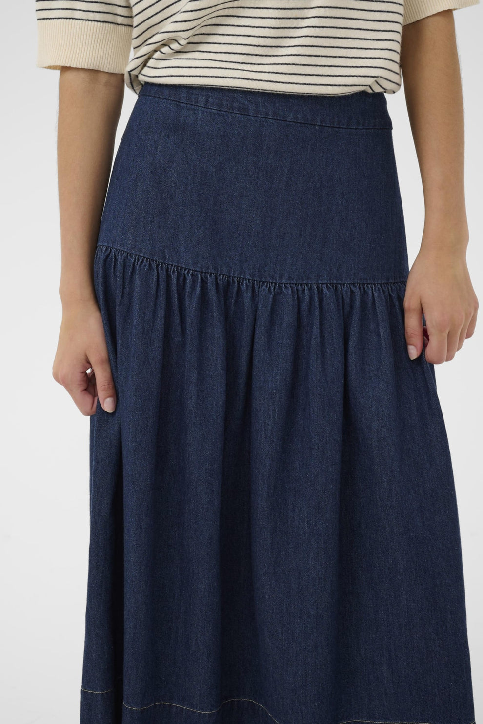 Part Two NelliaPW SK Skirt Dark Blue Denim