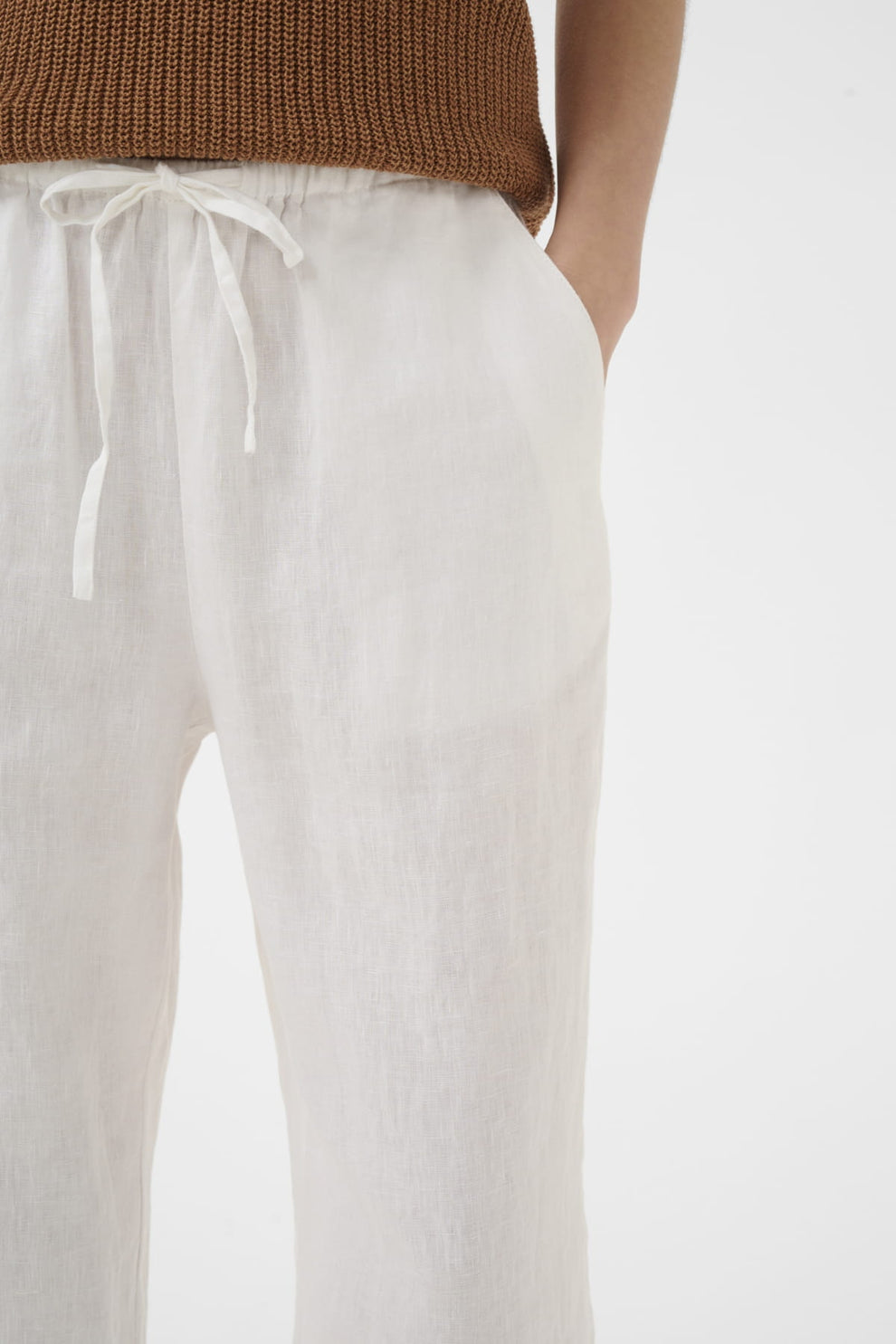 Part Two BeritaPW Trousers Bright White