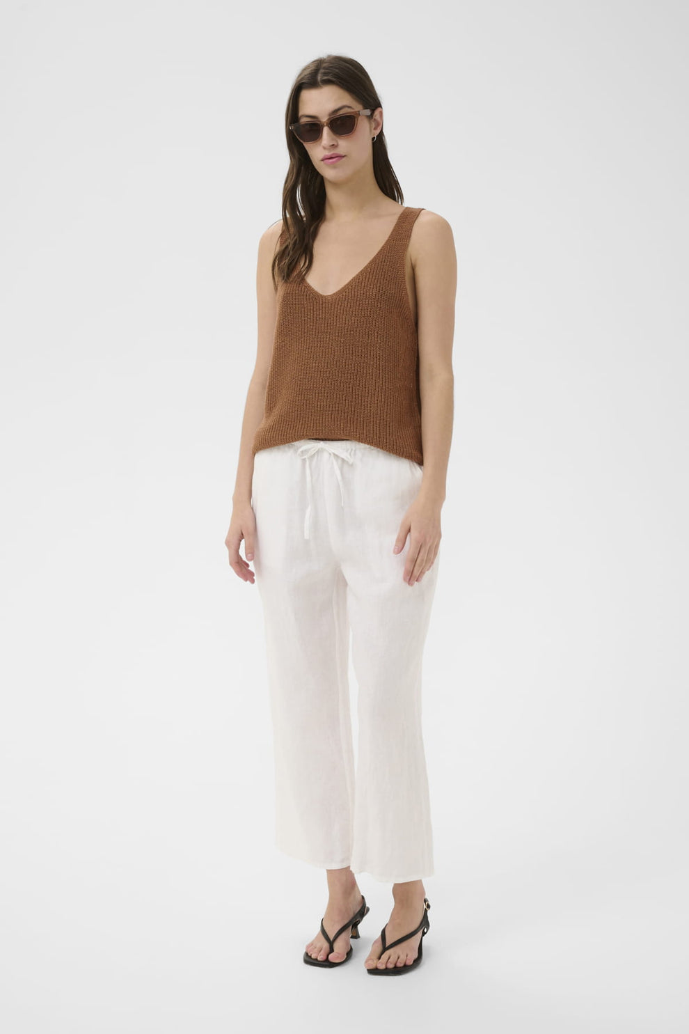 Part Two BeritaPW Trousers Bright White