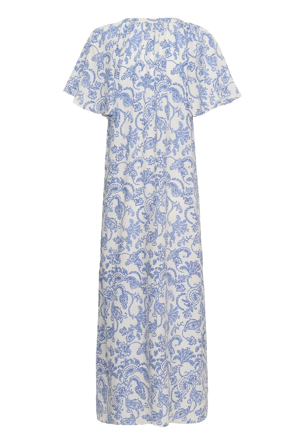 Part Two BentinePW Dress Blue Dot Paisley Print