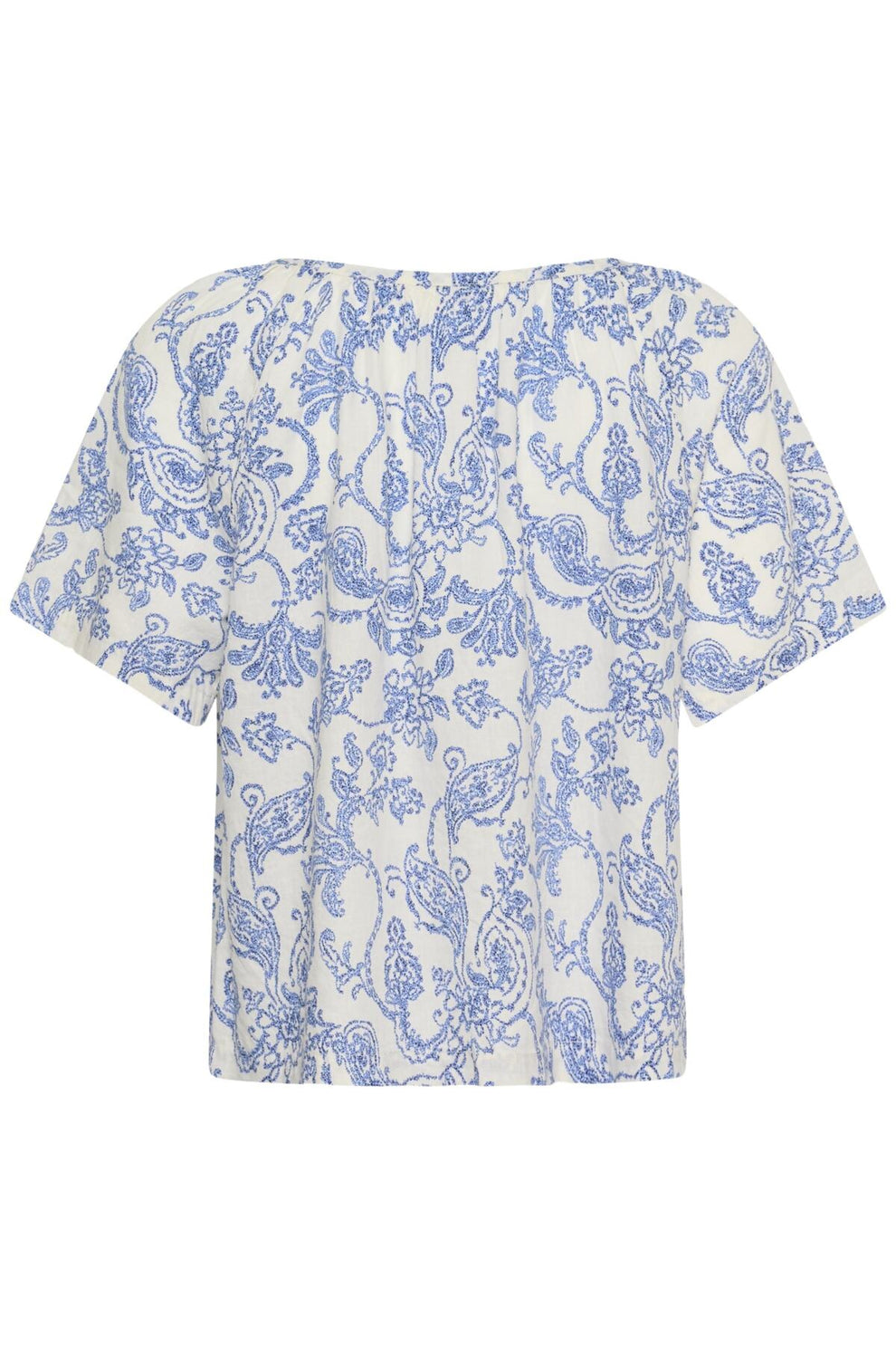 Part Two BenthaPW Blouse Blue Dot Paisley Print