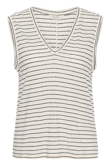 Part Two BrianiePW Top Black Stripe