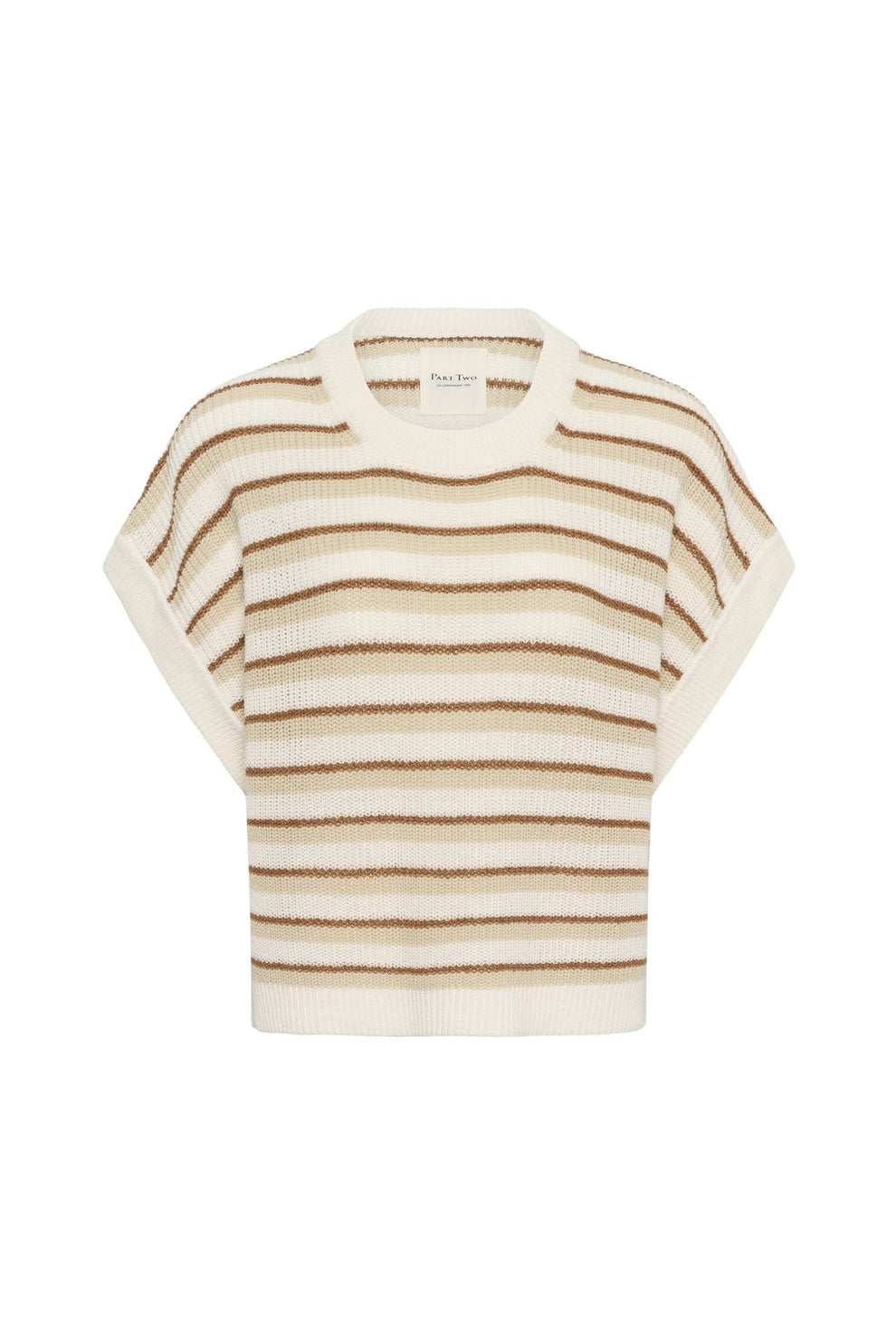 Part Two BelisiaPW Pullover French Oak Stripe