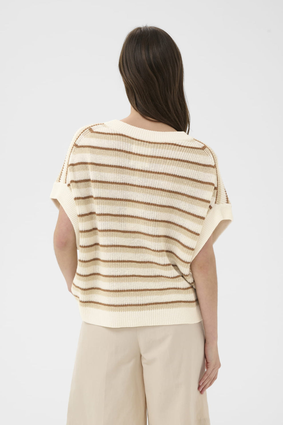 Part Two BelisiaPW Pullover French Oak Stripe