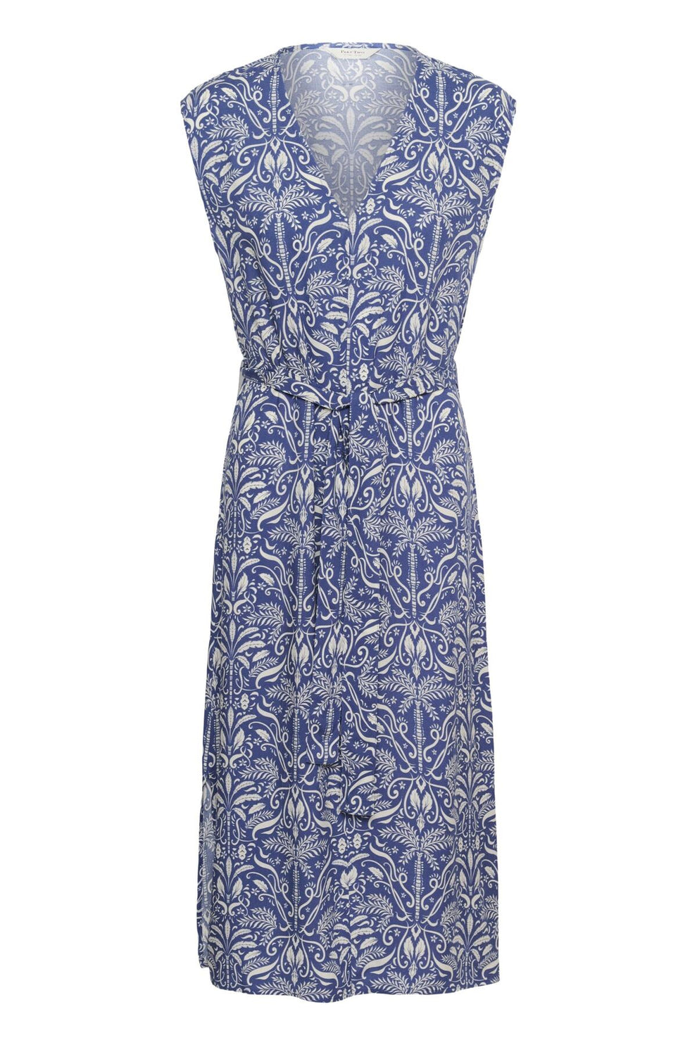 Part Two BolenePR Dress Blue Block Print