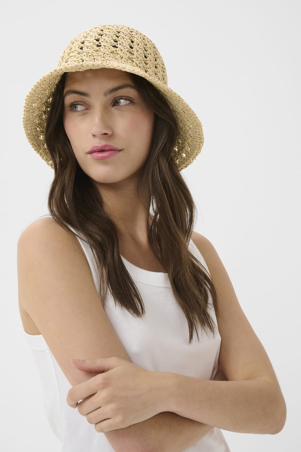 Part Two BeintaPW Hat Natural Straw Stitch