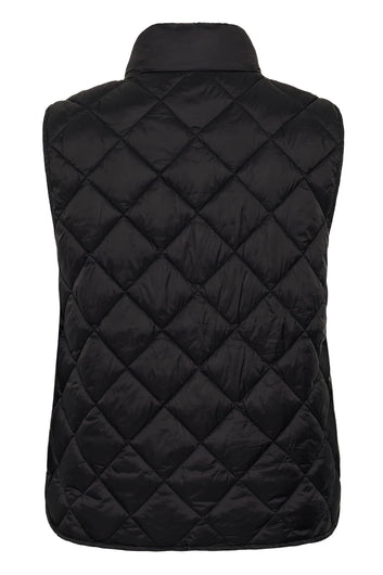 Part Two CarlotaPW Waistcoat Otw Black