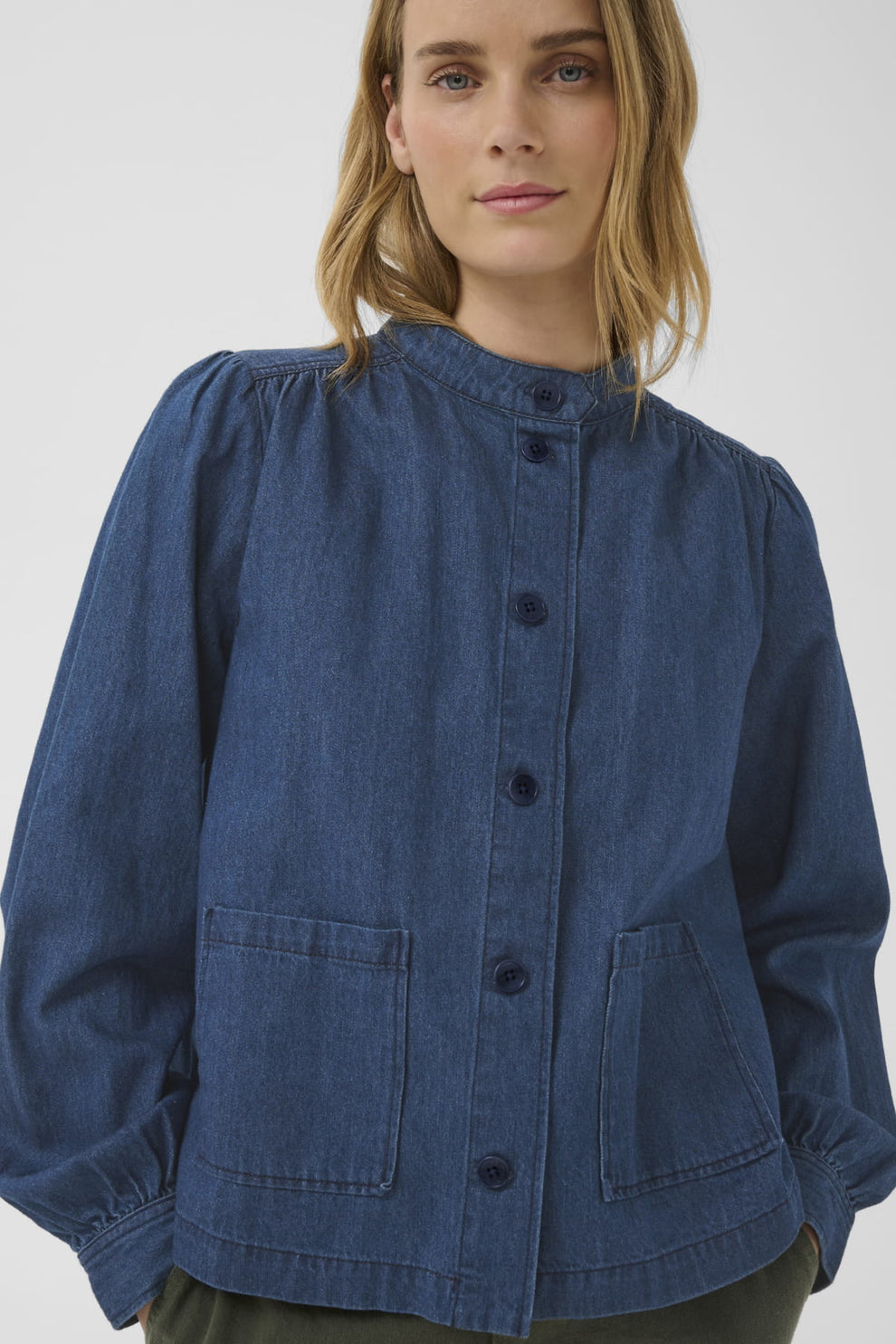 Part Two DanahPW Jacket Cas Medium Dark Blue Denim