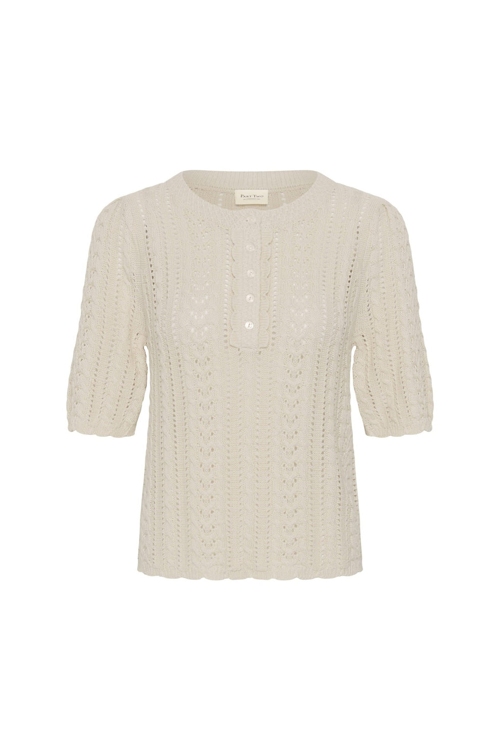 Part Two DarnellaPW Pullover Whitecap Gray