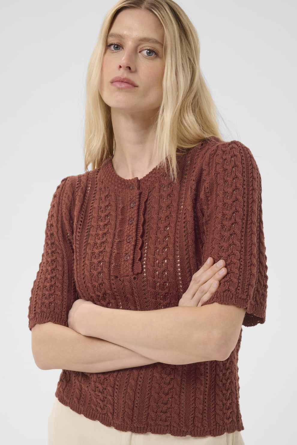Part Two DarnellaPW Pullover Roasted Russet