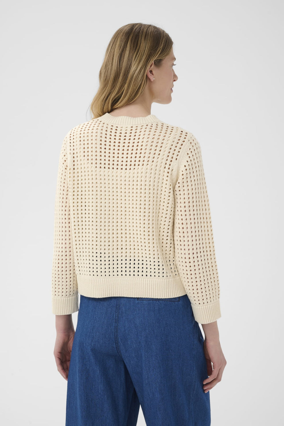 Part Two DenizePW Cardigan Whitecap Gray