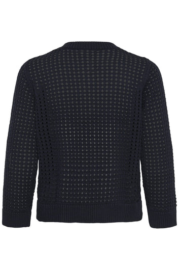 Part Two DenizePW Cardigan Dark Navy