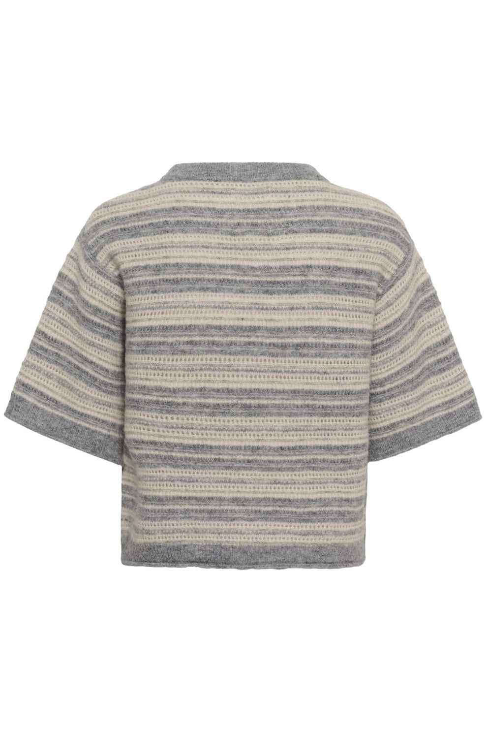 Part Two CerysPW Pullover Grey/French Oak Stripe