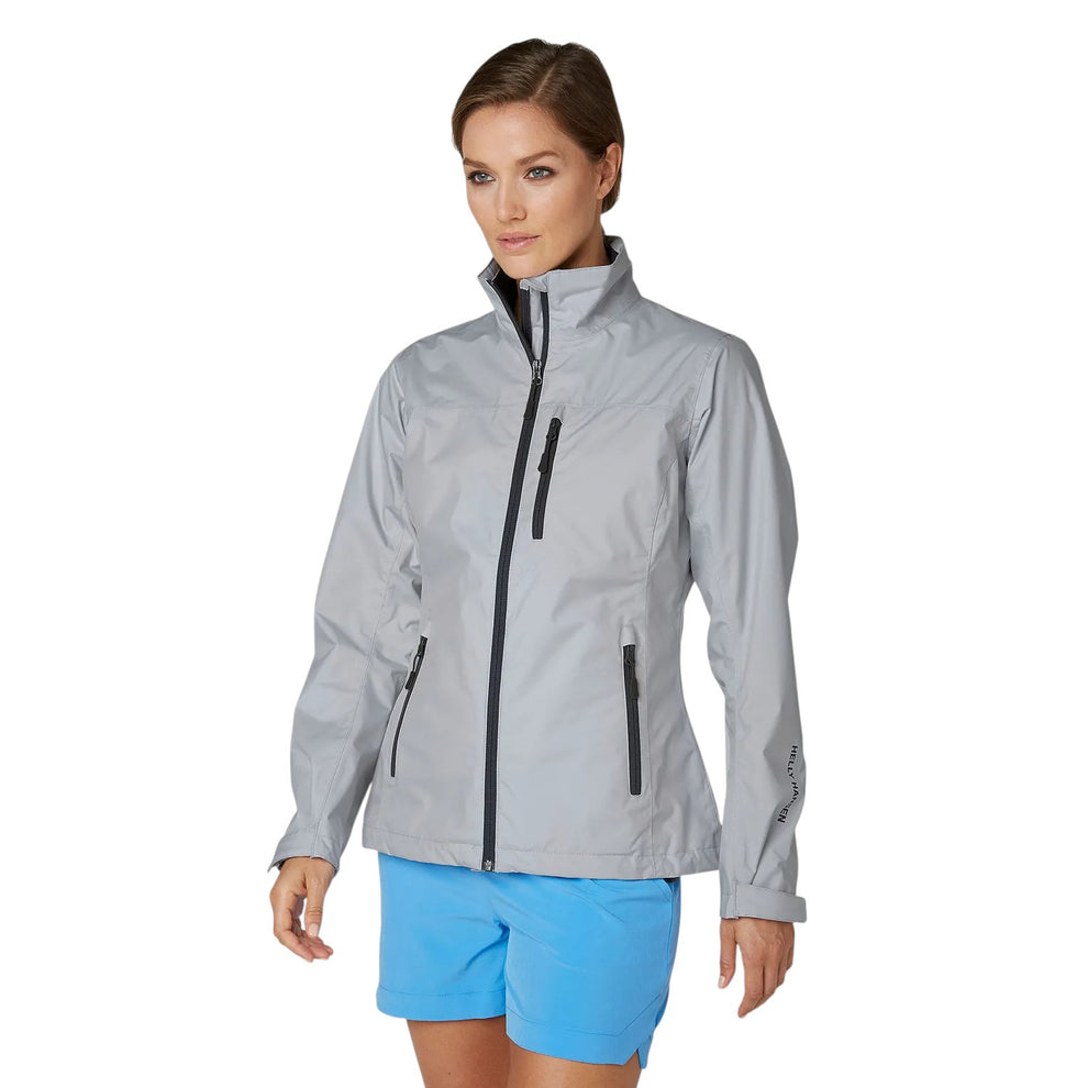 Helly Hansen W Crew Midlayer Sejlerjakke Grey Fog