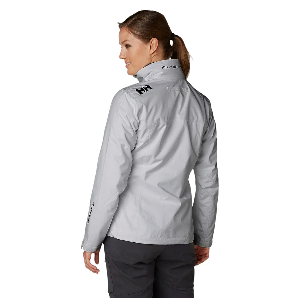 Helly Hansen W Crew Midlayer Sejlerjakke Grey Fog