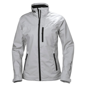 Helly Hansen W Crew Midlayer Sejlerjakke Grey Fog