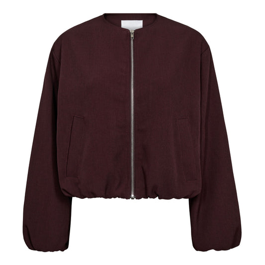 Co´Couture LunaCC Balloon Zip Jacket Winered