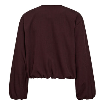 Co´Couture LunaCC Balloon Zip Jacket Winered