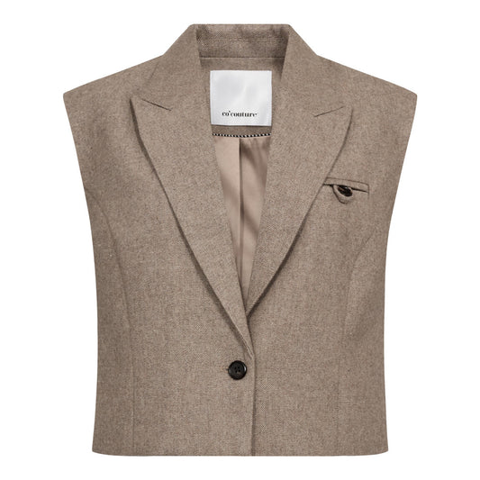 Co´Couture Meeracc Vest Walnut