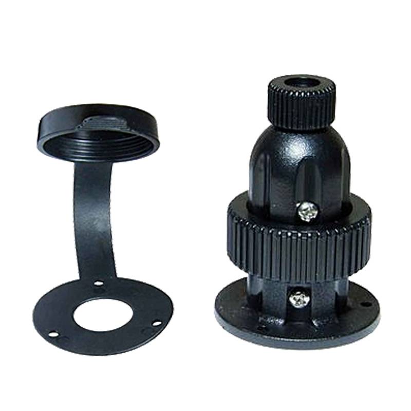 Dækstik, Sort Nylon, Base Dia. 43 mm