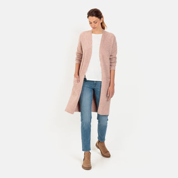Camel Active W 2K42 Cardigan Strikbluse Rosewood