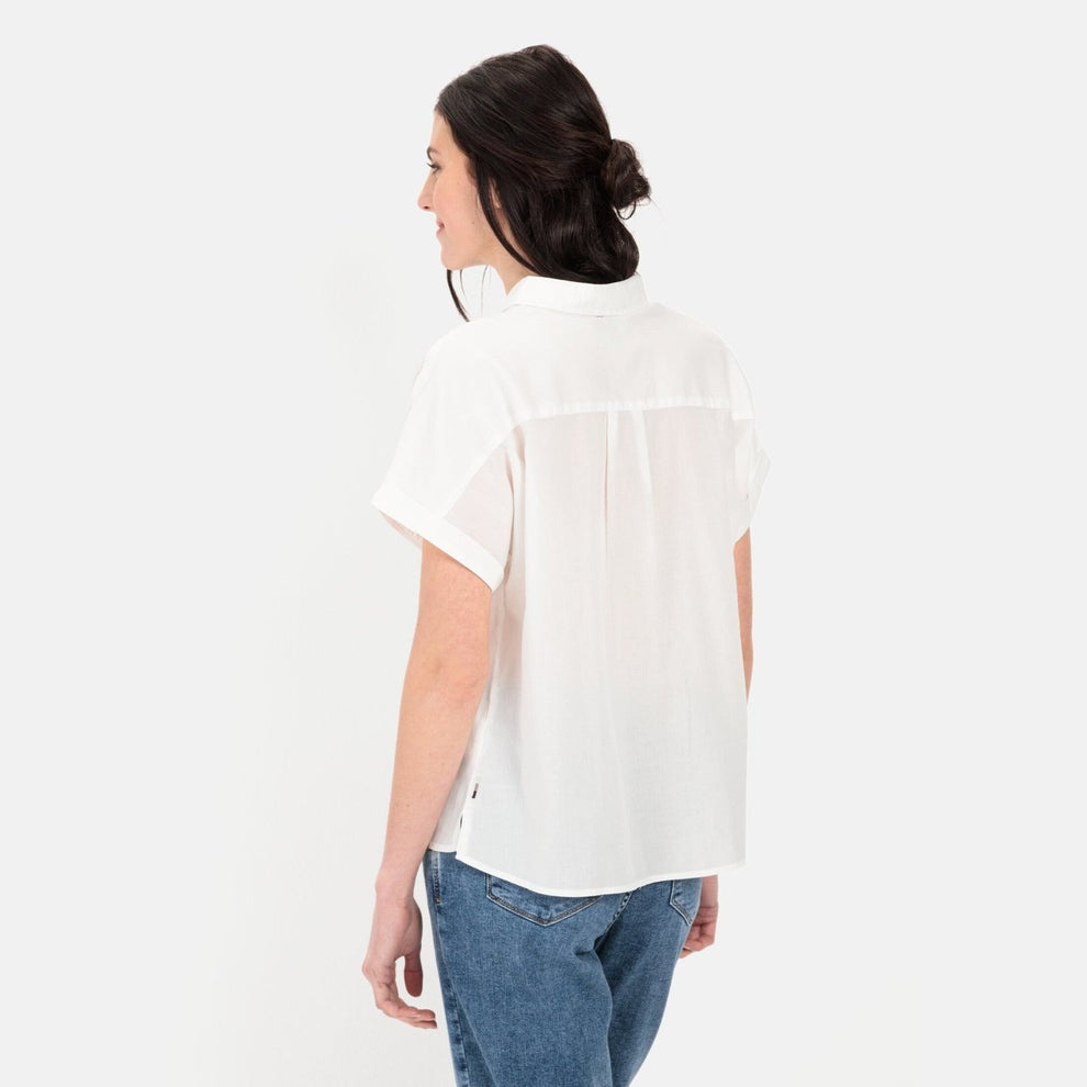 Camel Active W Skjortebluse Milk White