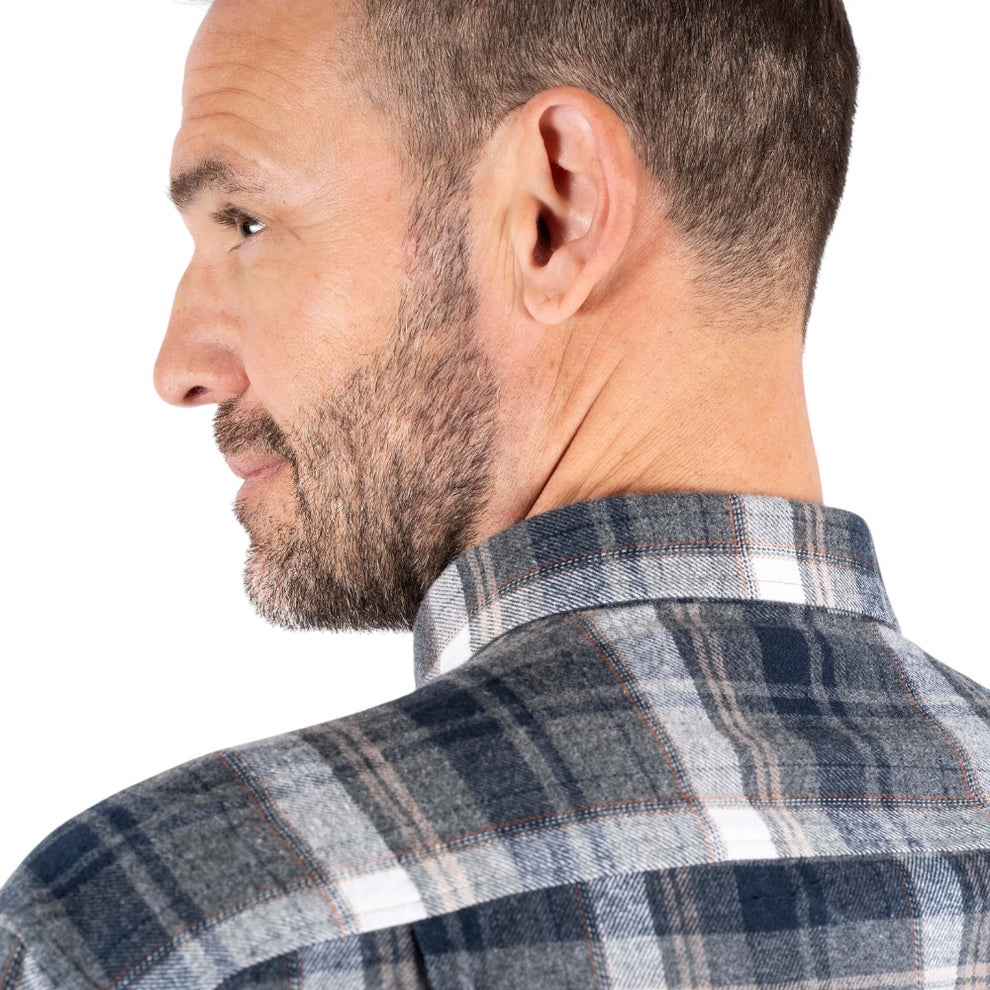 Pre End Farmer Ls Shirt L/S Mid Grey