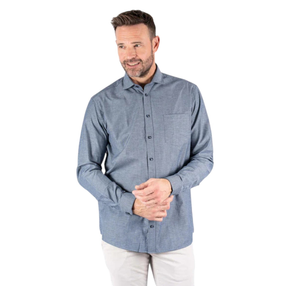 Pre End Fellini Ls Shirt L/S Dk. Navy