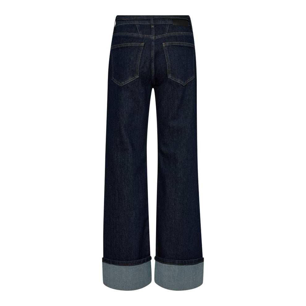 Co'couture W Hubby Reverse Ankle Jeans Dark Denim