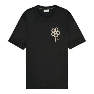 NN07 Pedro EMB SS 3525 T-Shirt Black