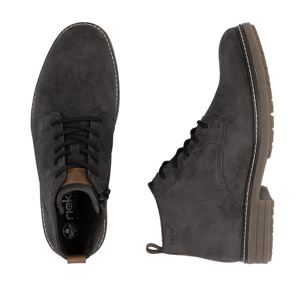 Rieker M Ruskindssko Grey  - 33106-45