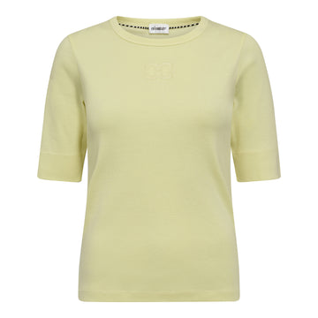 Co'Couture GrannyCC Emb SS Tee Citrus