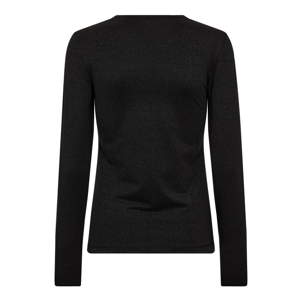 Co´Couture Mannycc Lurex Emb L/S Tee Black