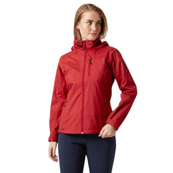 Helly Hansen W Crew Hooded Midlayer Sejlerjakke Red