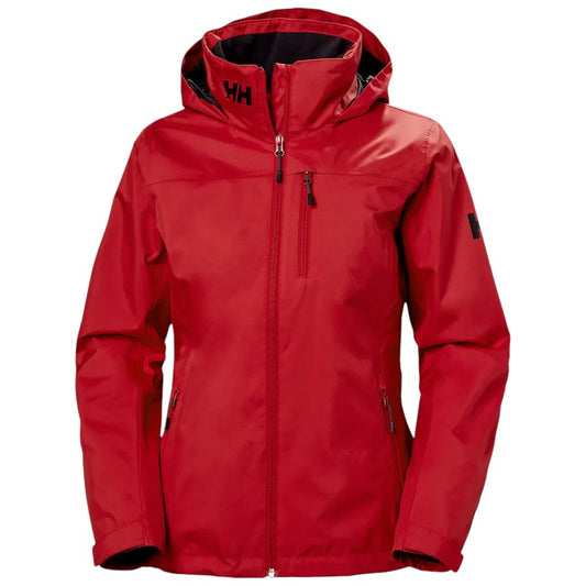Helly Hansen W Crew Hooded Midlayer Sejlerjakke Red