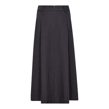 Co´Couture Lunacc Pocket Pleat Skirt Mid Grey