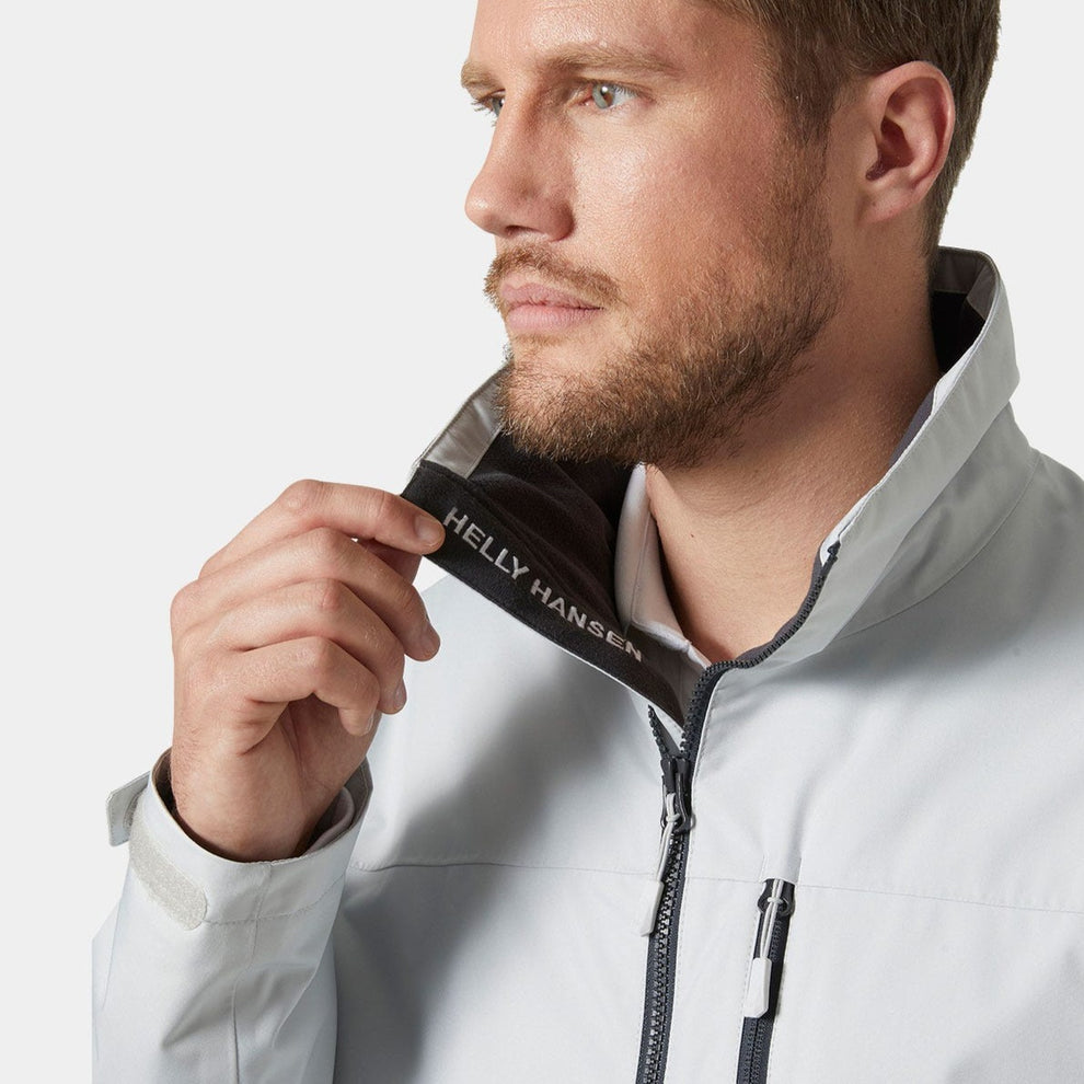 Helly Hansen M Crew Midlayer Sejlerjakke 2 Grey Fog