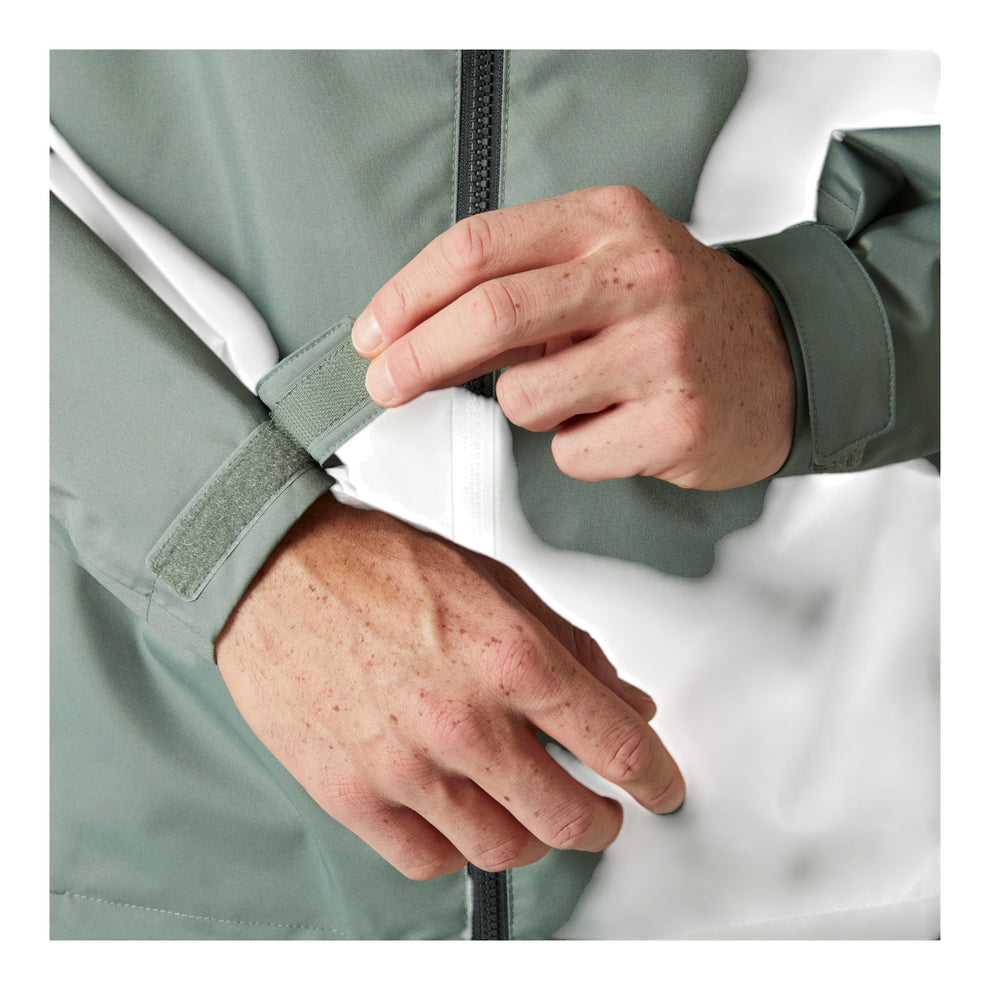 Helly Hansen M Crew Sejlerjakke 2.0 Grey Cactus