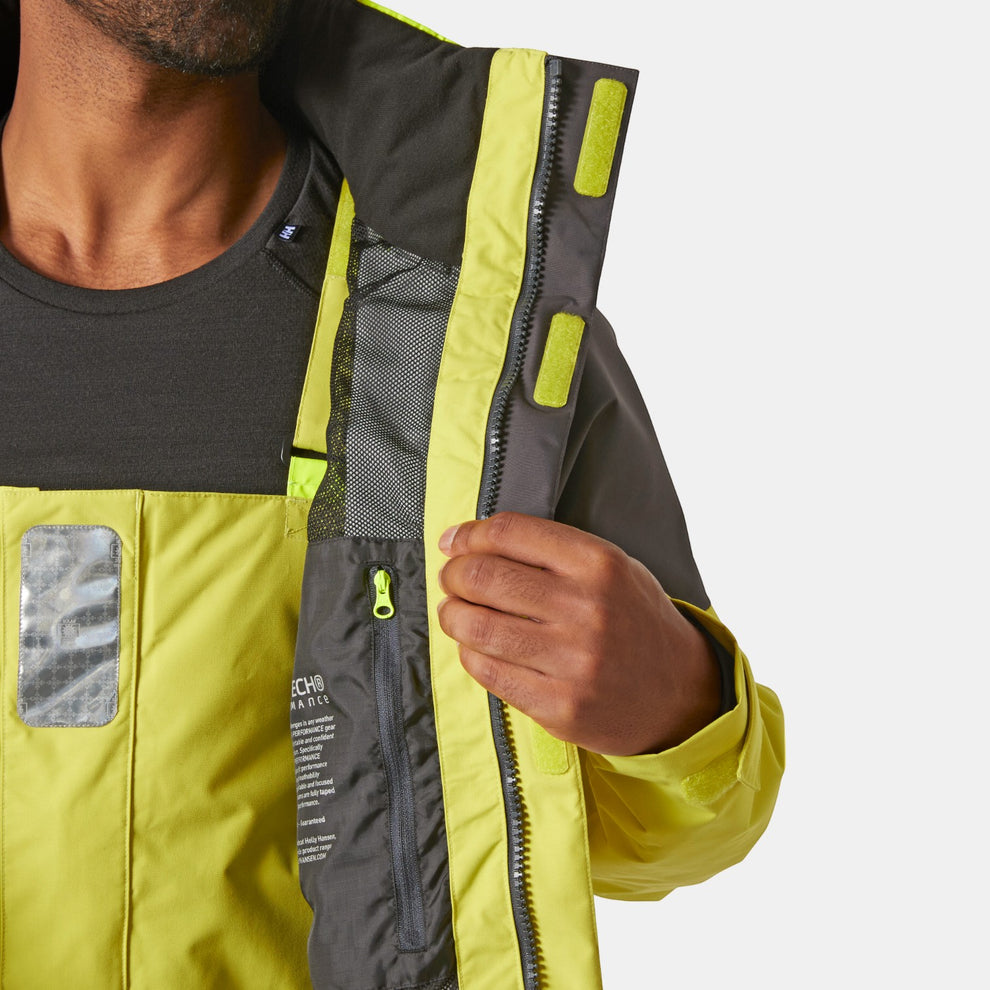 Helly Hansen M Pier 4.0 Sejlerjakke Cyber Lime