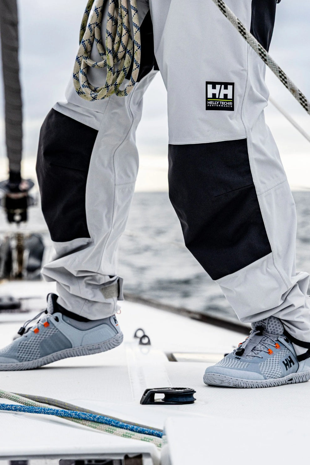 Helly Hansen M Pier 4.0 Inshore Sejlerbukser Grey Gog