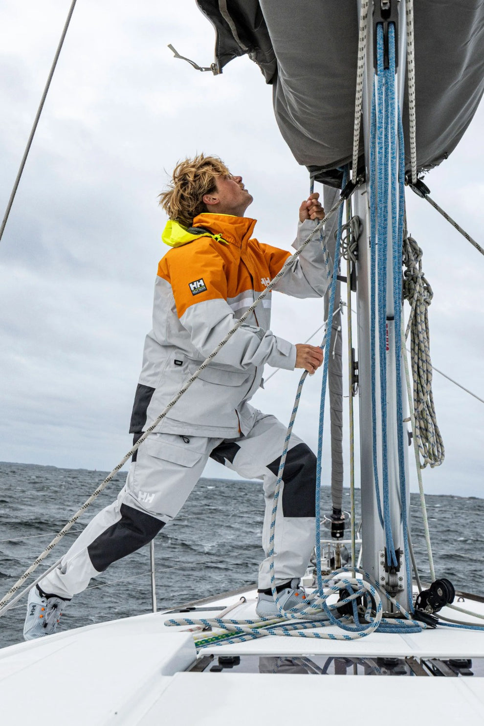 Helly Hansen M Pier 4.0 Inshore Sejlerbukser Grey Gog