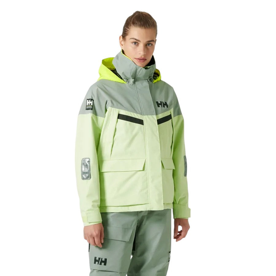 Helly Hansen W Pier 4.0 Sejlerjakke Washed Lime