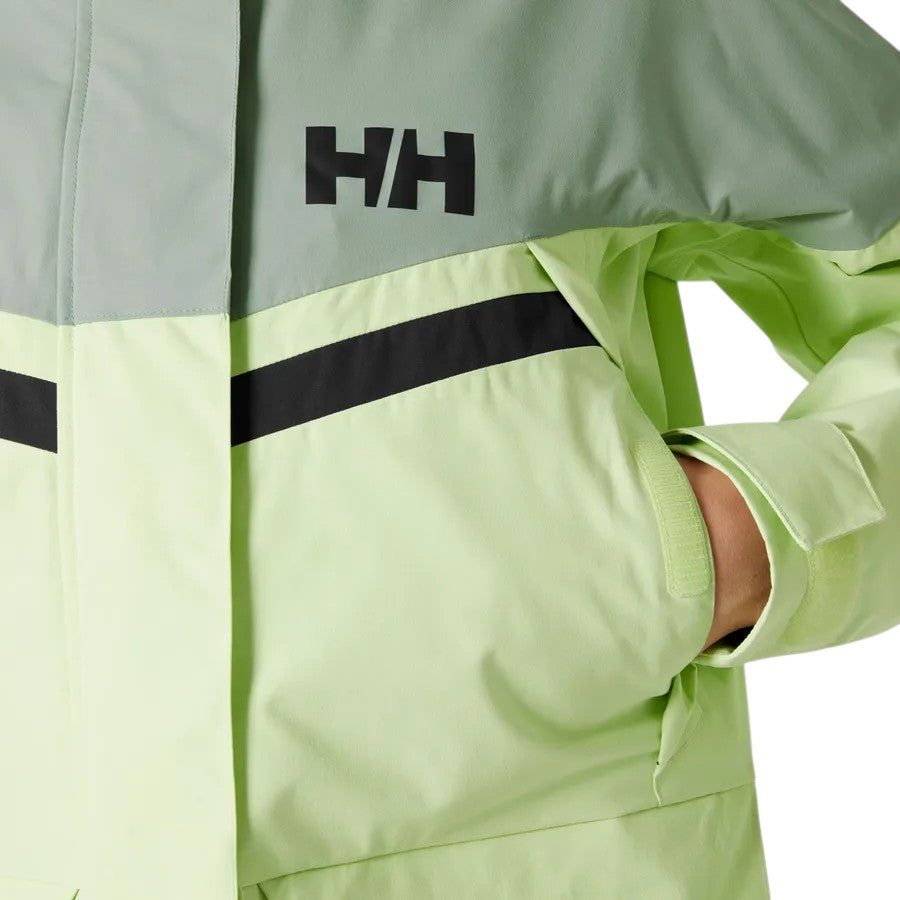 Helly Hansen W Pier 4.0 Sejlerjakke Washed Lime