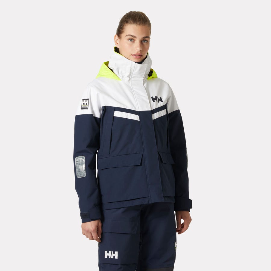 Helly Hansen W Pier 4.0 Sejlerjakke Navy/Blue Marine