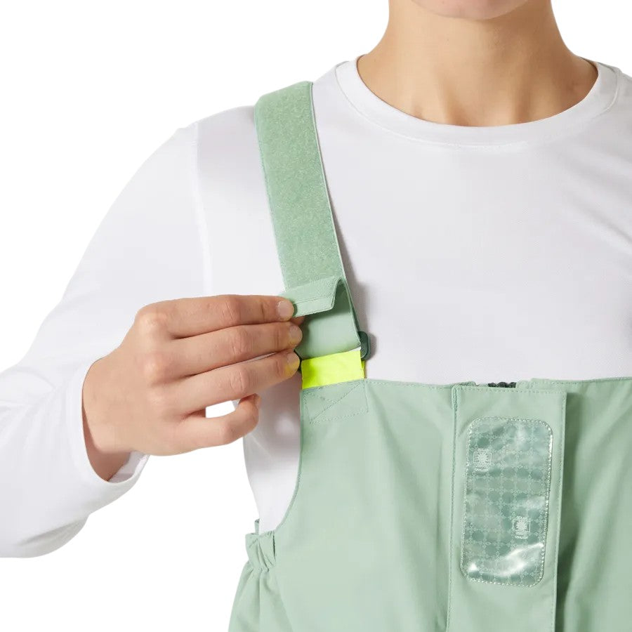 Helly Hansen W Pier BIB 4.0 Inshore Sejlerbukser Eucalyptus